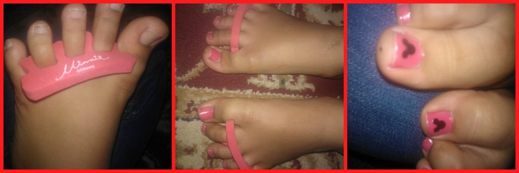 toes
