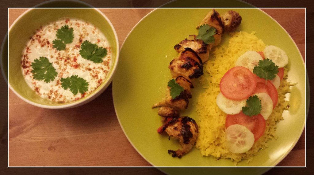 ckn and raita