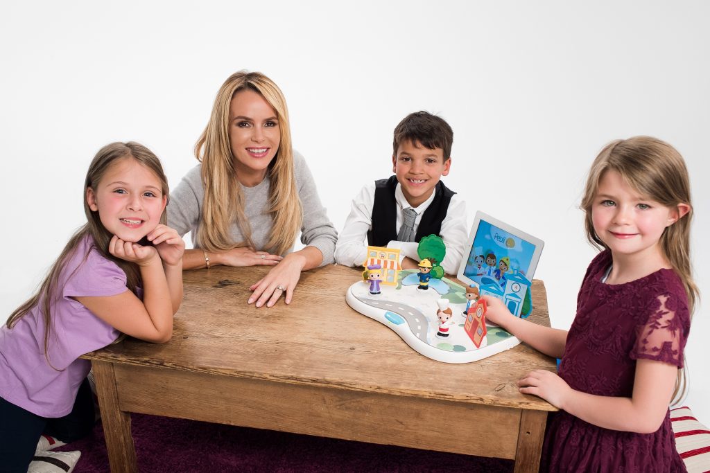 Amanda Holden at the launch of Pebli Town